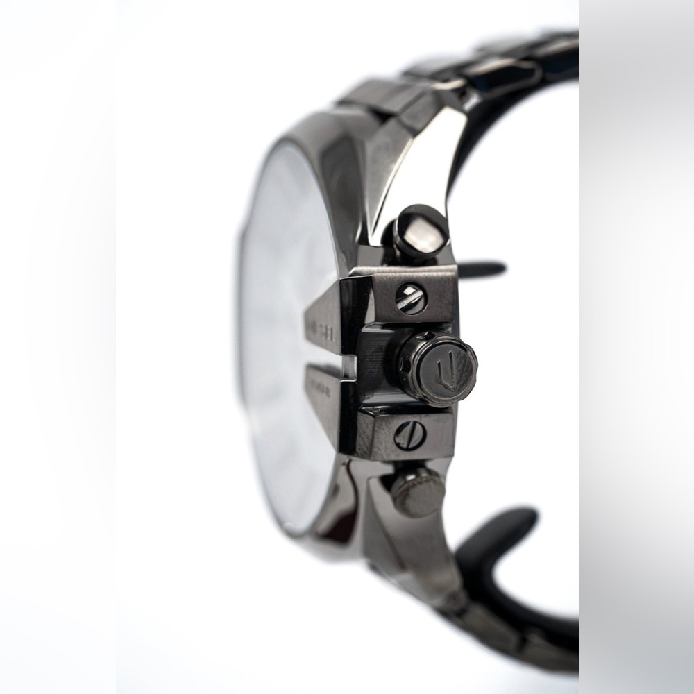 Diesel Mega Chief Chronograph Gunmetal Grey Dial Mens Watch DZ4282‎ - Picture 6 of 16